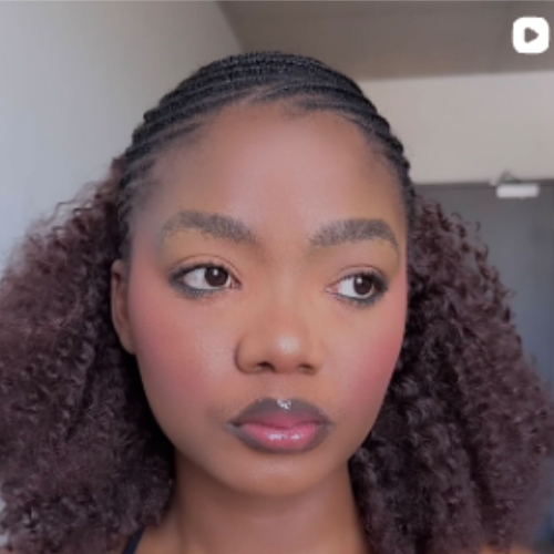 Makeup portrait shared in MIMIQ’s community gallery