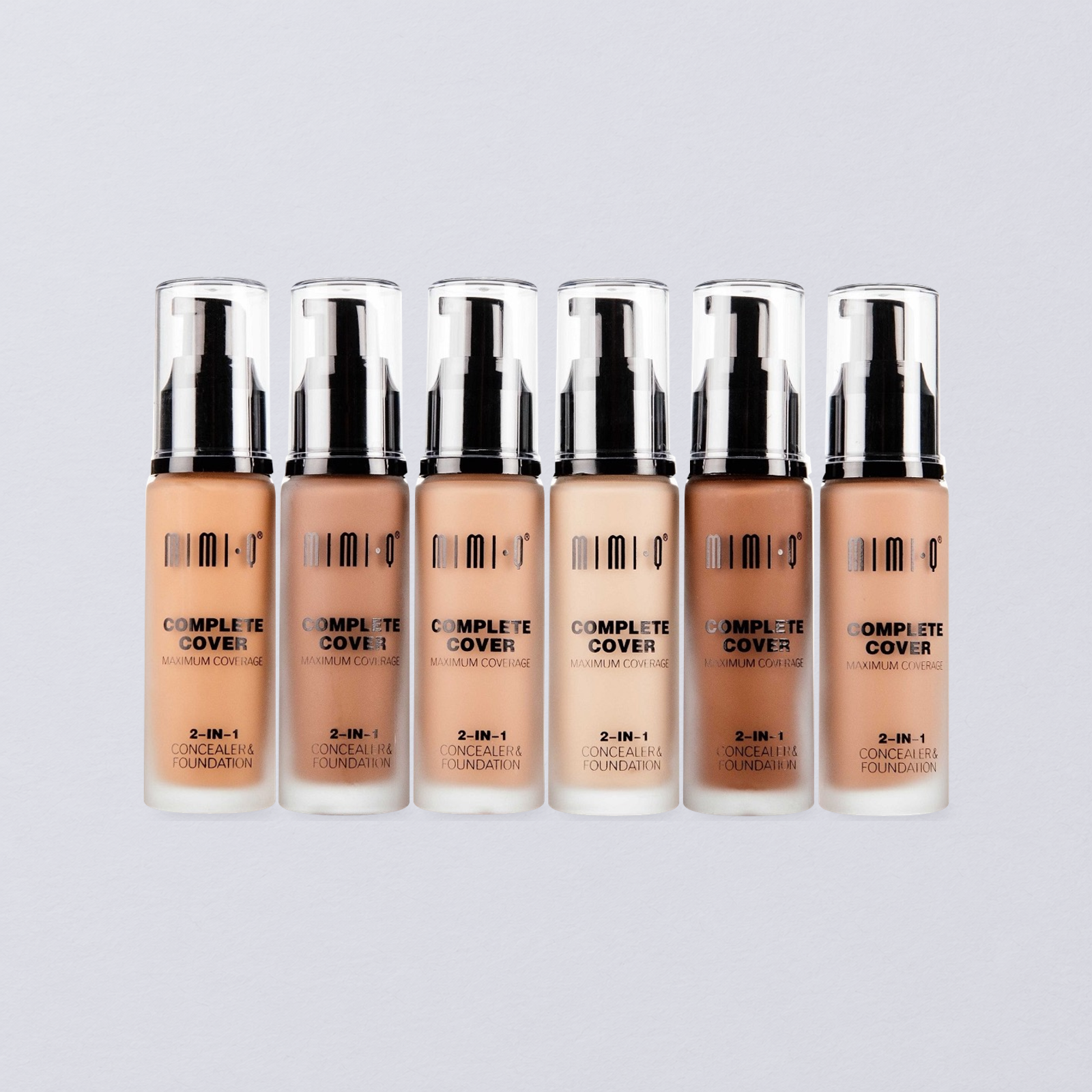 MIMIQ Complete Cover Foundation range