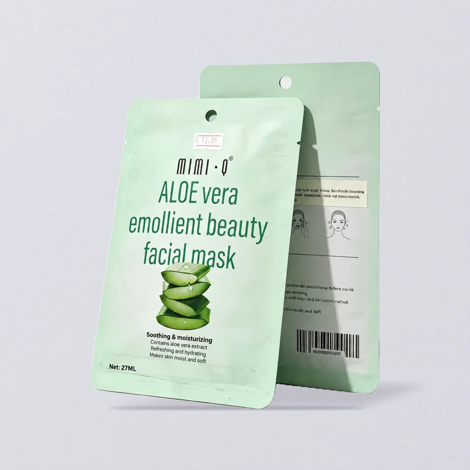 Aloe Vera-velmasker — Produkaansig
